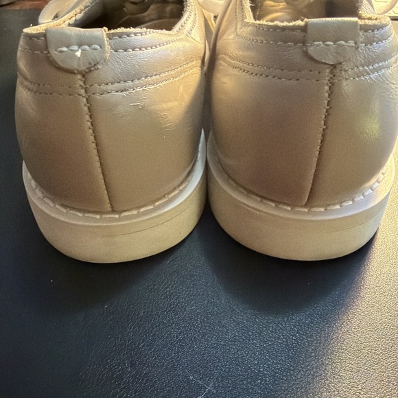 Vintage Linds Bowling Shoes Mens size 7.5D Made in USA Left Hand Taupe main image 4